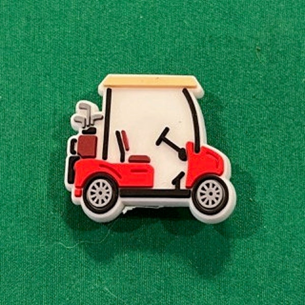 Golf Cart Shoe Charm