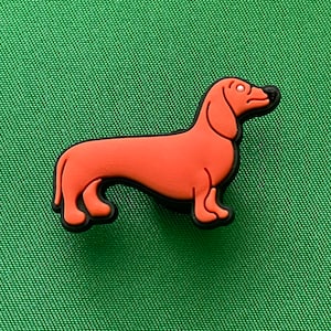 Weenie Dog Shoe Charm