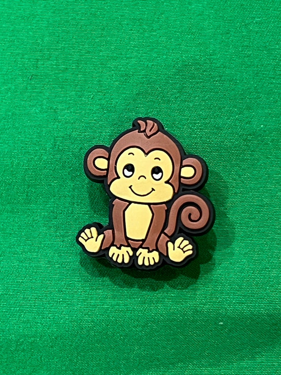 Cartoon Monkey Shoe Charm Etsy