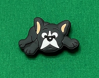 Boxer Black Large Dog Shoe Charm