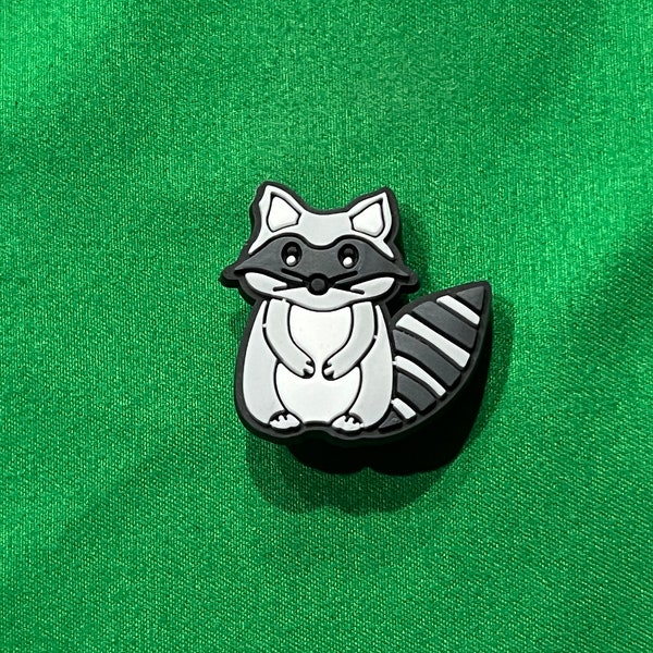 Raccoon Shoe Charm