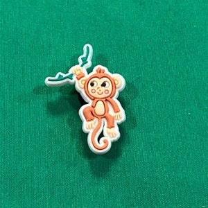 Swinging Monkey Shoe Charm