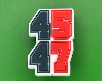 45 47 Trump Shoe Charm