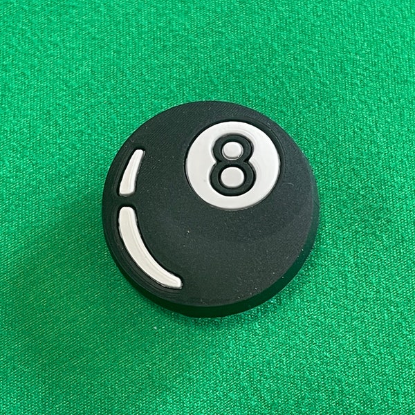 8 Ball Shoe Charm