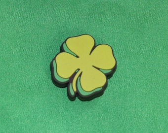 St. Patrick's Day 4 Leaf Clover Lucky Shoe Charm