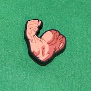 Muscle Arm Workout Gym Shoe Charm