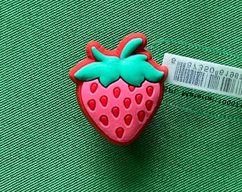 Strawberry shoe charm