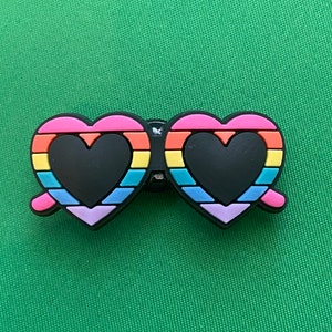 Rainbow Sunglasses Shoe Charm