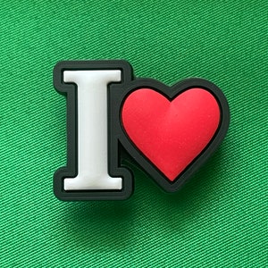 I Heart Shoe Charm