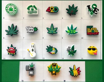 4/20 Theme shoe charms