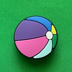 Beachball shoe charm