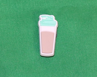 Protein Shaker Bottle Workout Gym Shoe Charm