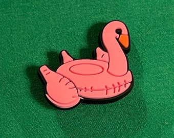 PInk Swan float shoe charm