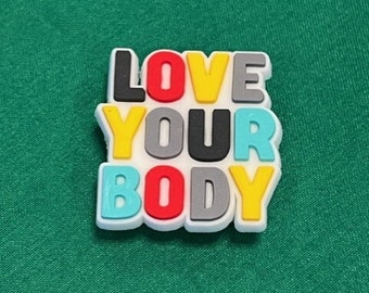 Love Your Body Workout Gym Shoe Charm