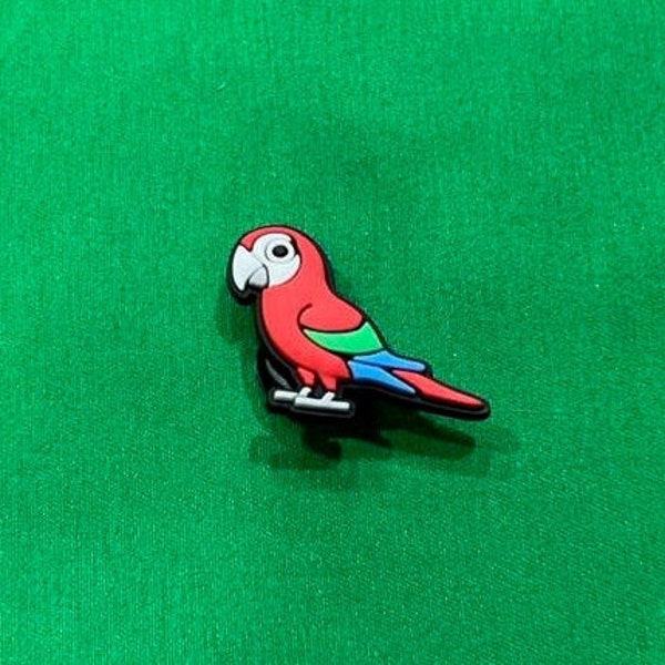 Macaw Parrot Bird Shoe Charm