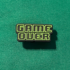 Game Over Video Game Shoe Charm