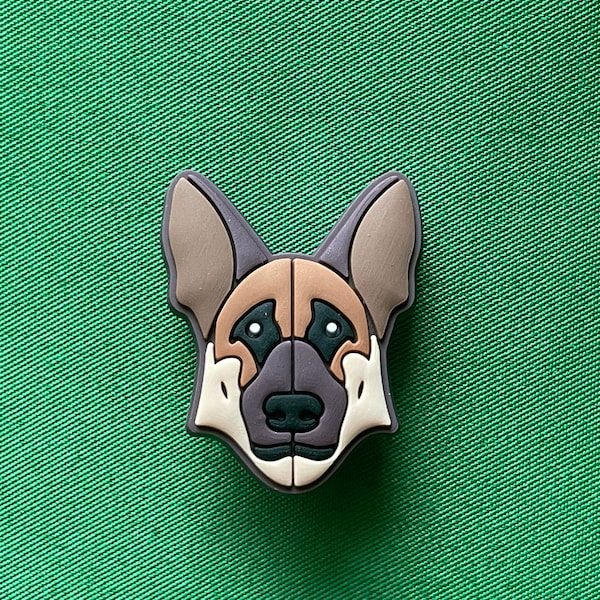 German Shepard shoe charm