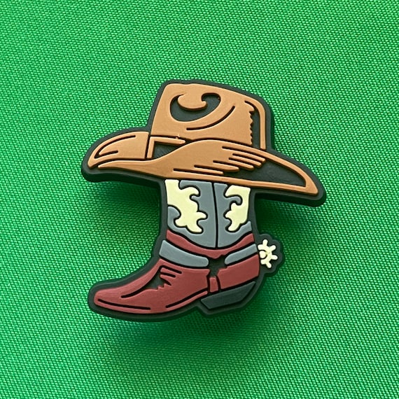 Cowboy Hat and Boots Shoe Charm