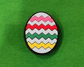 Painted Easter Egg Shoe Charm