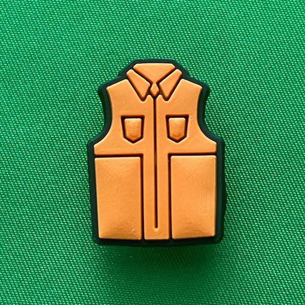 Hunting Vest Shoe Charm
