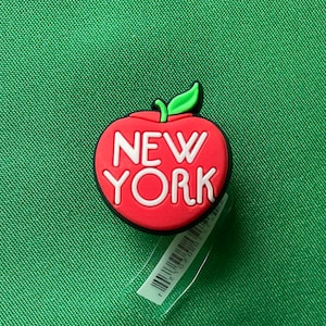 New York Big Apple shoe charm