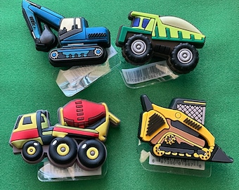 Construction set shoe charms
