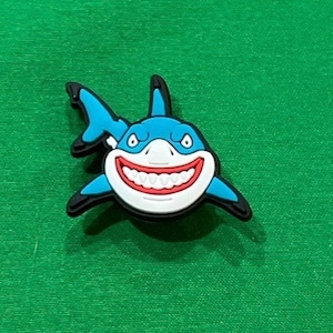 Blue Shark Shoe Charm