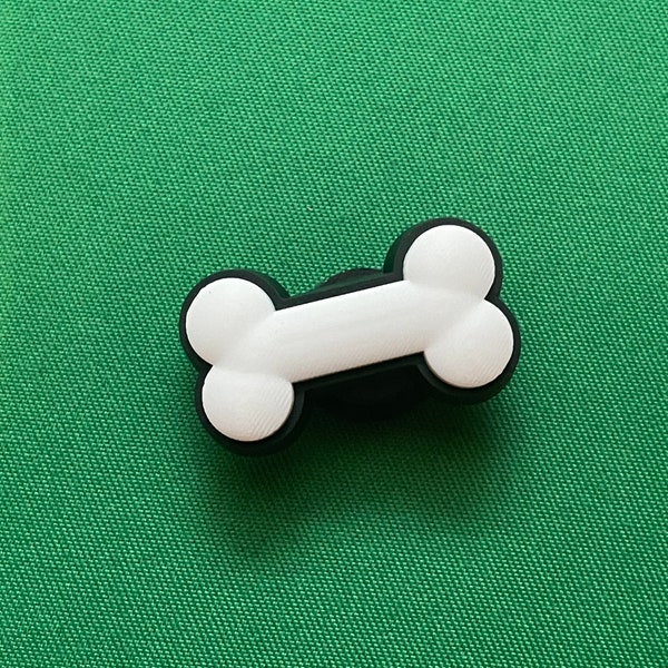 Small Dog Bone Shoe Charm