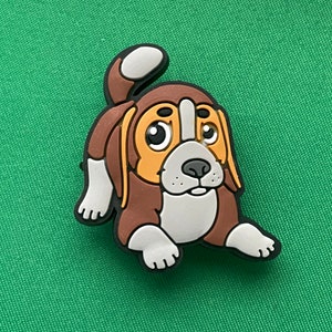 Large Basset Hound Puppy Shoe Charm