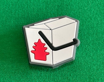 Chinese Take out Box Shoe Charms
