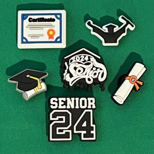 Class of 2024 Graduation shoe charm set