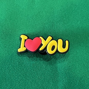 I Heart You Shoe Charm