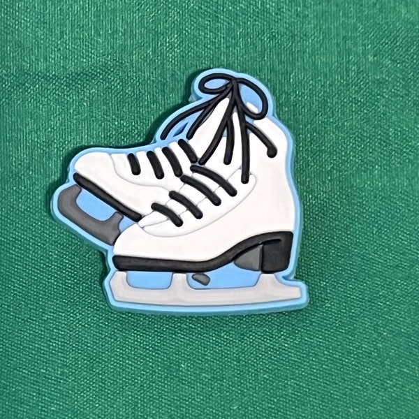Ice Skates Shoe Charm
