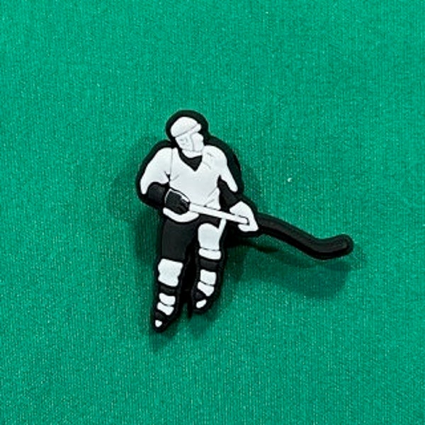 Jibbitz Crocs Just a Hockey Player Etsy