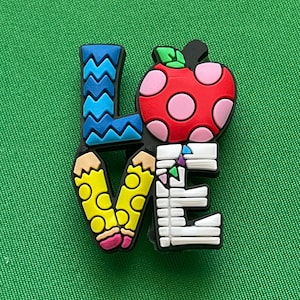 Love teacher shoe charm