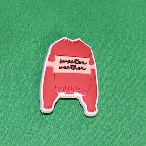 Fall Thanksgiving Sweater Weather Shoe Charm