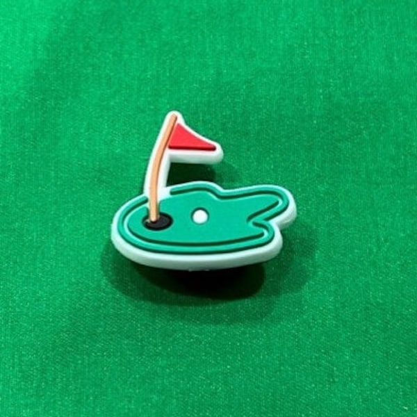 Golf Putting Green Shoe Charm