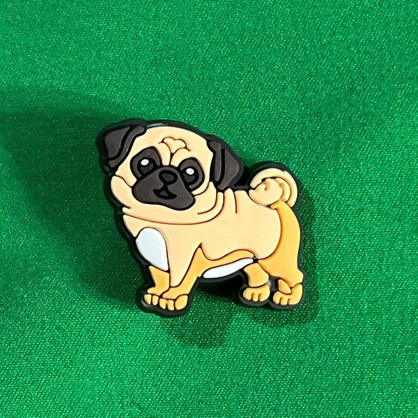 Full Body Pug shoe charm