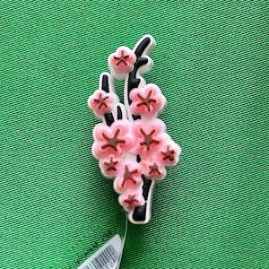 Cherry blossom shoe charm
