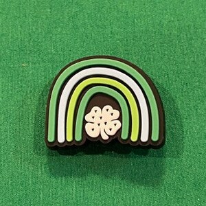 St. Patrick's Day Rainbow Shoe Charm