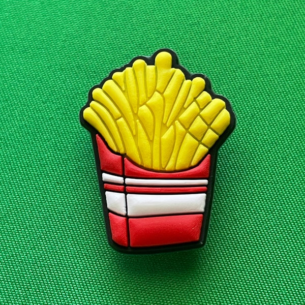 French Fries Shoe Charm
