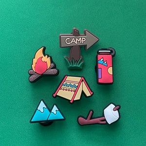 Camping Shoe Charm Set