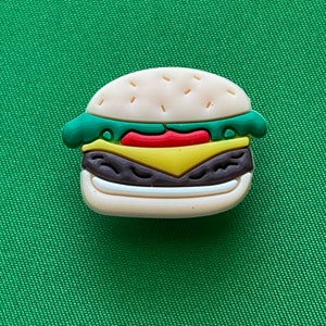 Fast Food Burger Shoe Charm