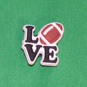 Love Football shoe charm