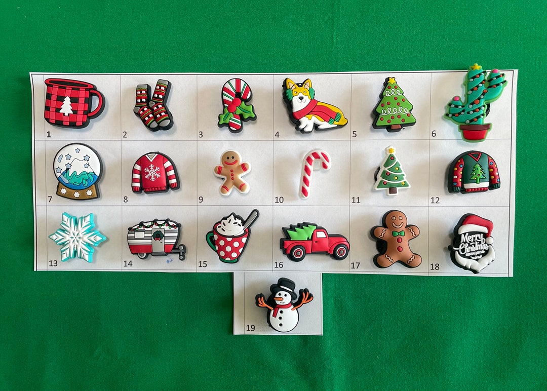 Christmas Shoe Charms Etsy