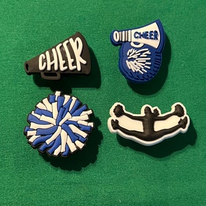 Blue Cheer Pom Pom Shoe Charm Set