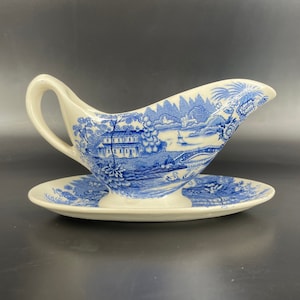 Vintage Tonquin Royal Staffordshire Miniature Creamer Mini Dinnerware Designer Maker Clarice Cliff Made in England