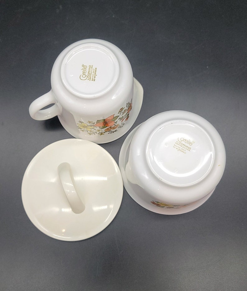 Corelle Indian Summer Creamer Sugar Set Etsy
