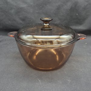 Corningware Pyrex Visions Glass Lidded Pot