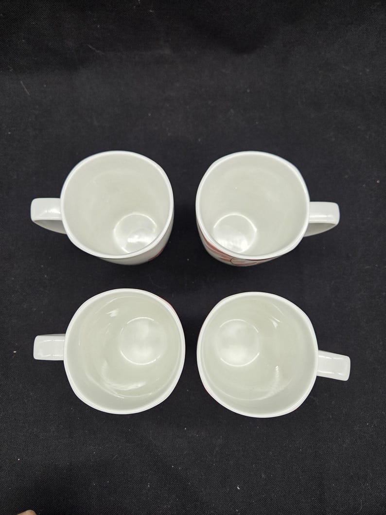 Corelle Pink Pattern Set of 4 Corelle Coordinates Pretty Pink Mugs - Etsy